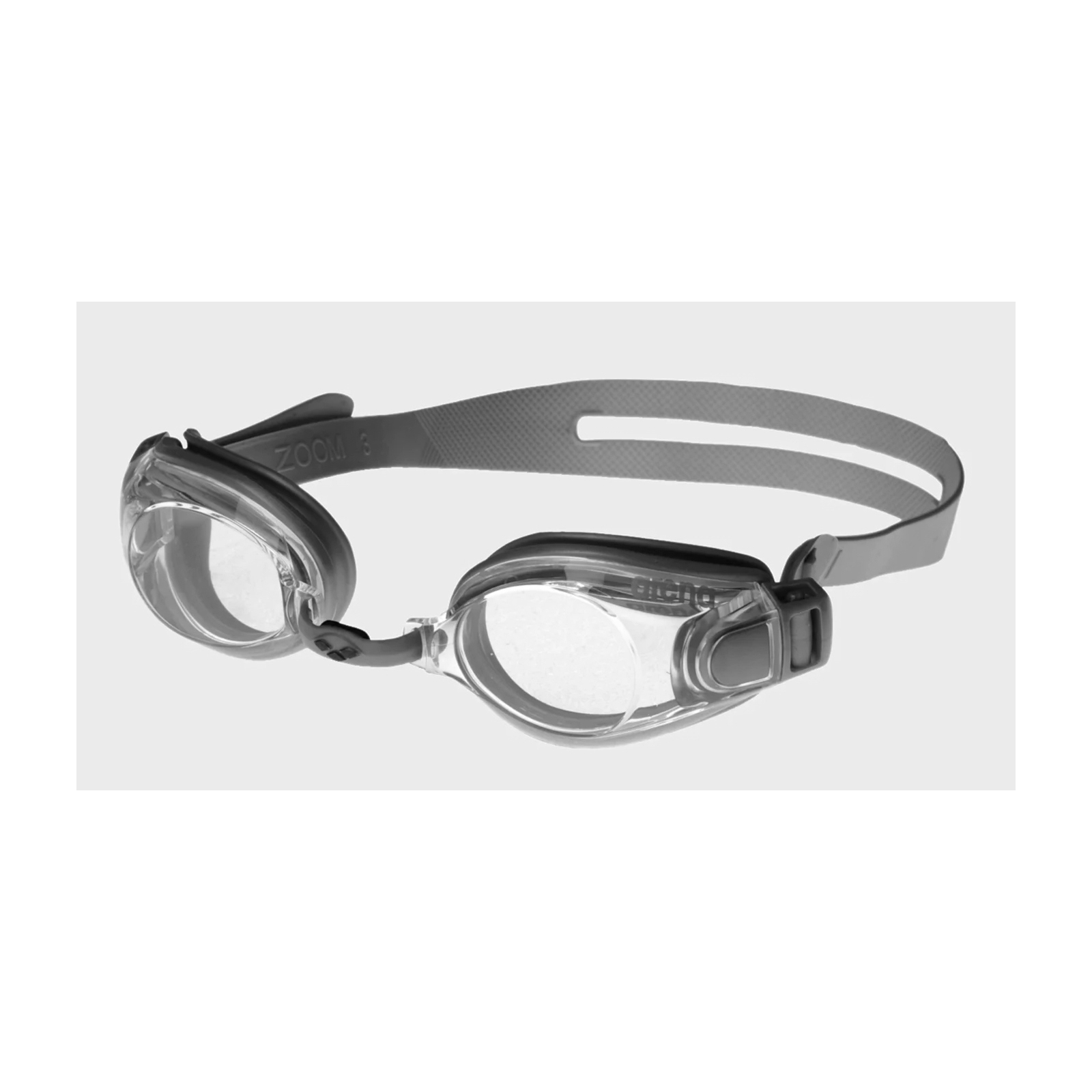 Окуляри для плавання Arena Zoom X-FIT 92404-055 чорний, димчастий, сріблястий OSFM (3468334180688) зображення 3