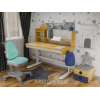 Парта з кріслом Mealux Timberdesk L (парта+кресло+тумба) (BD-690 L+ box BD 920-2 BL+Y-110 TG) зображення 2
