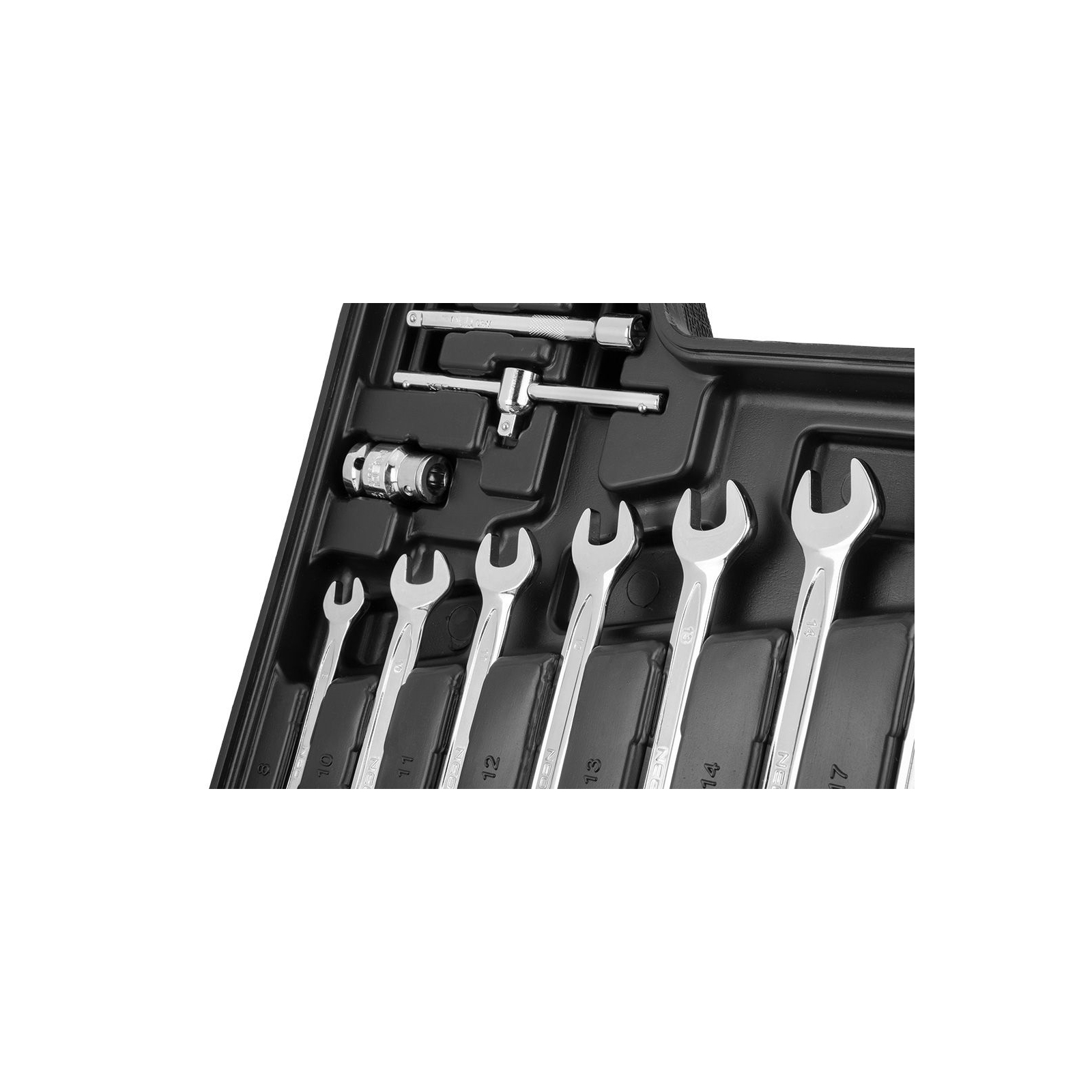 Набор инструментов Neo Tools 82шт, 1/2", 1/4", CrV, кейс (10-059) изображение 6