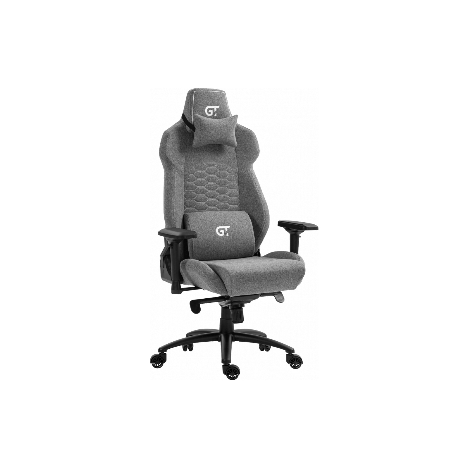 Крісло ігрове GT Racer X-8702 Gray (X-8702 Fabric Gray) зображення 2