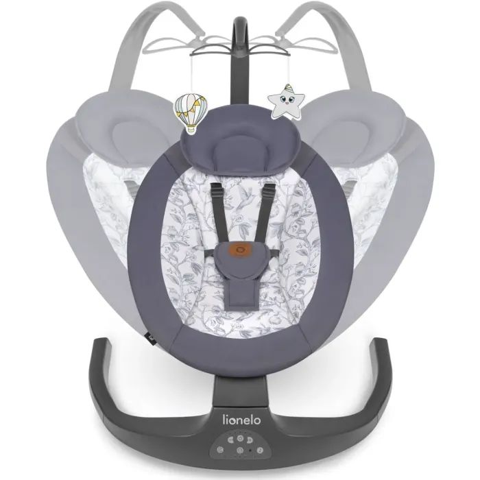 Кресло-качалка Lionelo Ralf Grey White (LO-RALF GREY WHITE) изображение 4