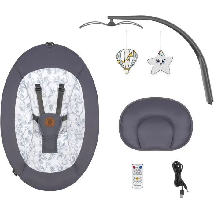 Кресло-качалка Lionelo Ralf Grey White (LO-RALF GREY WHITE) изображение 8