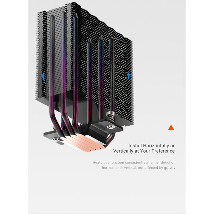 Кулер для процессора PcCooler RZ400 V2 BK изображение 10