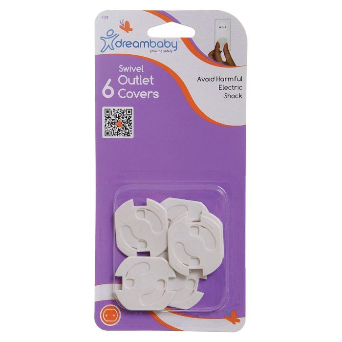 Заглушка для розетки DreamBaby маленькая EURO 6 шт (G139)