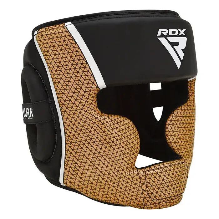 Боксерский шлем RDX Aura Plus T-17 Black Golden S (HGR-T17BGL-S+) изображение 3