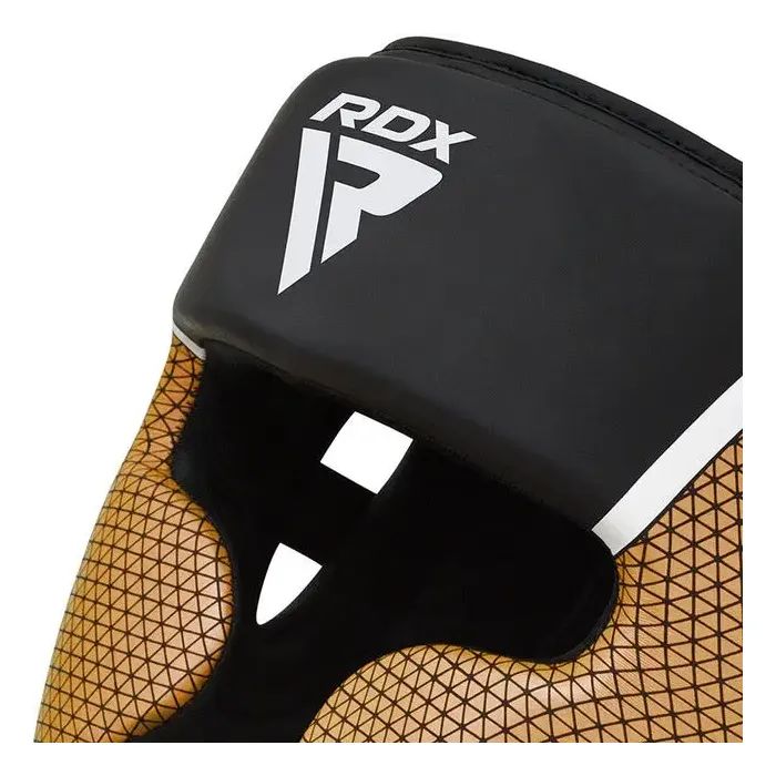 Боксерский шлем RDX Aura Plus T-17 Black Golden S (HGR-T17BGL-S+) изображение 4