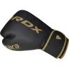 Боксерские перчатки RDX F6 Kara Matte Golden 10 унцій (BGR-F6MGL-10OZ) изображение 5