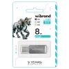 USB флеш накопичувач Wibrand 8GB Cougar Silver USB 2.0 (WI2.0/CU8P1S) зображення 2