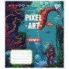Зошит Yes Pixel art 12 аркушів коса лінія (767212) зображення 6