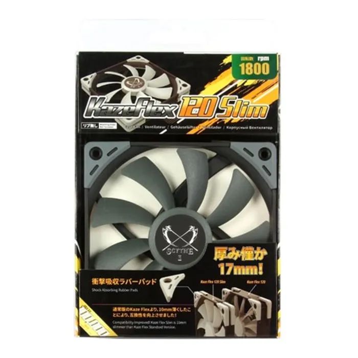 Кулер до корпусу Scythe Kaze Flex 120 mm Slim Fan (KF1215FD18) зображення 5