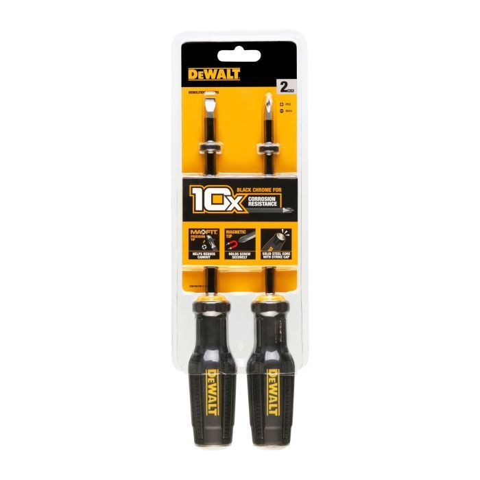 Набор отверток DeWALT TOUGHSERIES FULL FIT, ударные, магнитные, 2 шт. (DWHT65100-0) изображение 3
