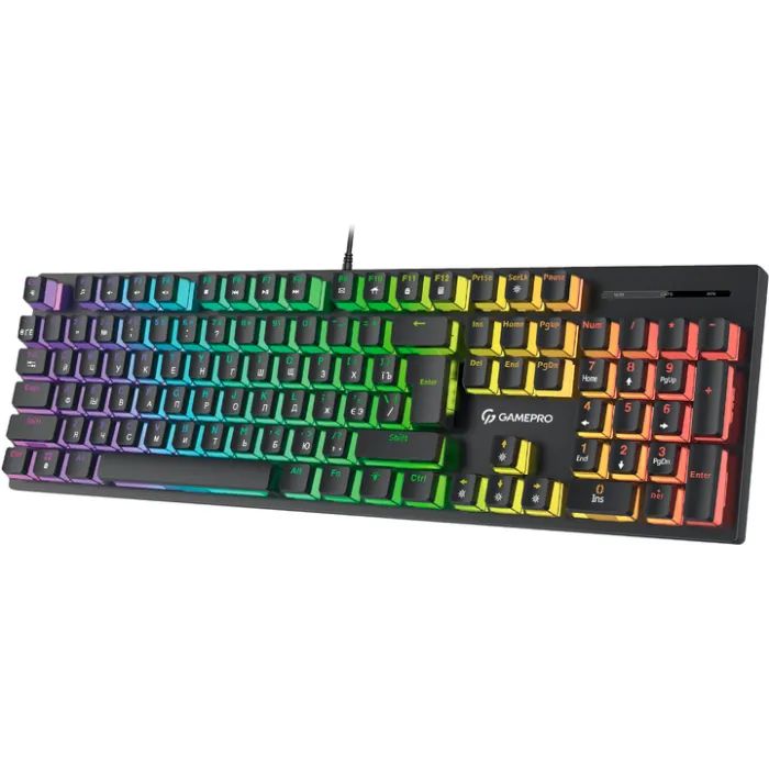 Клавиатура GamePro MK85B Blue Switch RGB USB Black (MK85B) изображение 2