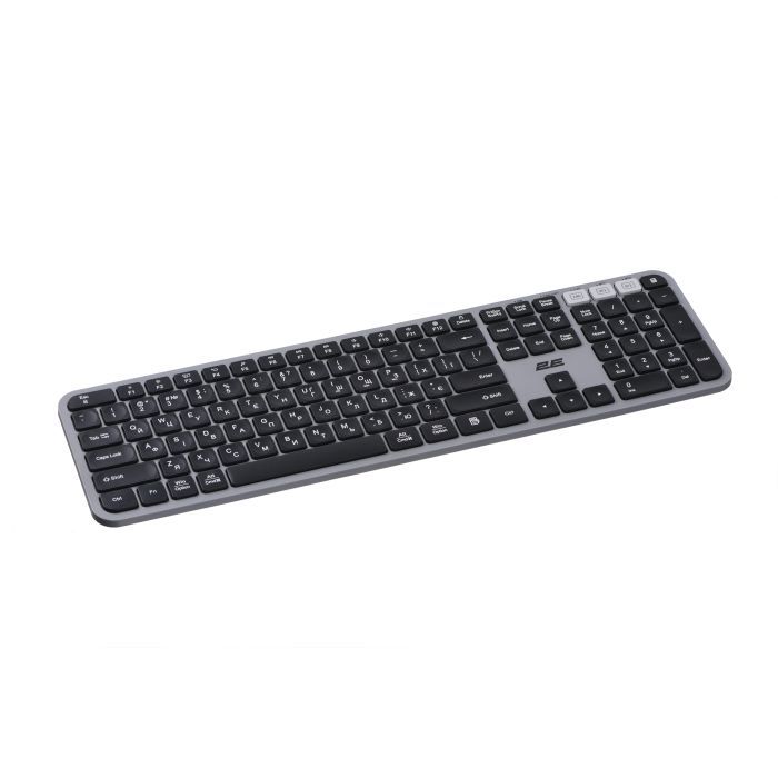 Клавиатура 2E KS240 Wireless USB/Bluetooth UA Grey (2E-KS240WG_UA) изображение 6