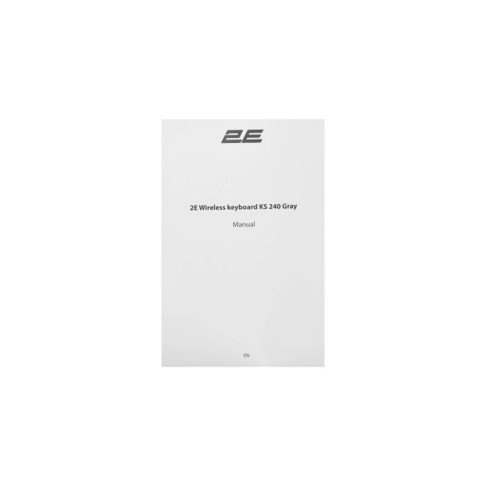 Клавиатура 2E KS240 Wireless USB/Bluetooth UA Grey (2E-KS240WG_UA) изображение 8