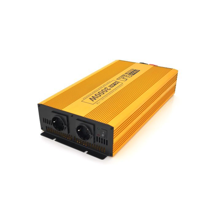 Автомобильный инвертор 24V/220V, 3000W с правильной синусоидой Mexxsun (MXSPSW-3000-24S)