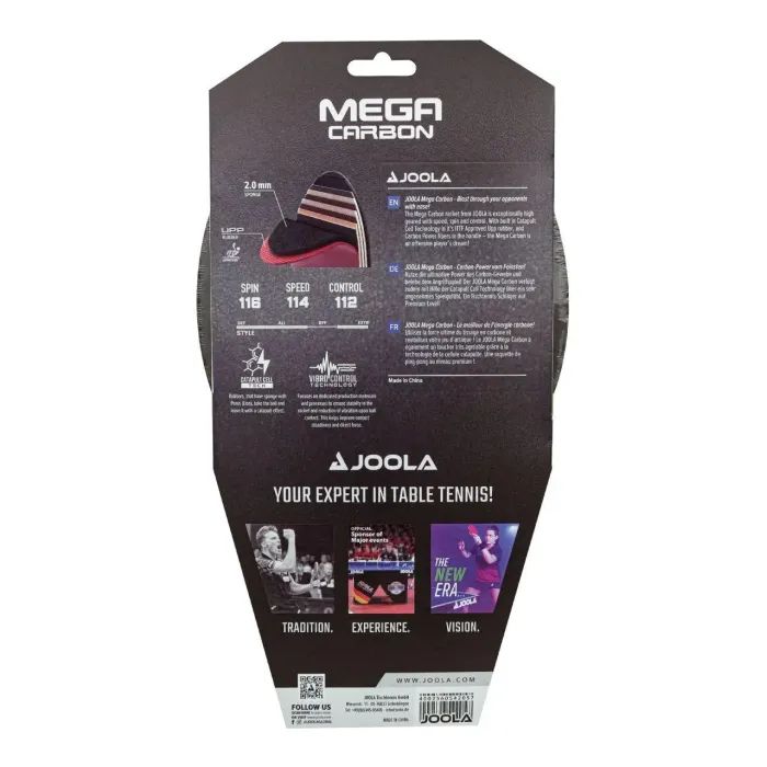 Ракетка для настільного тенісу Joola Mega Carbon (54205) (930759) зображення 3