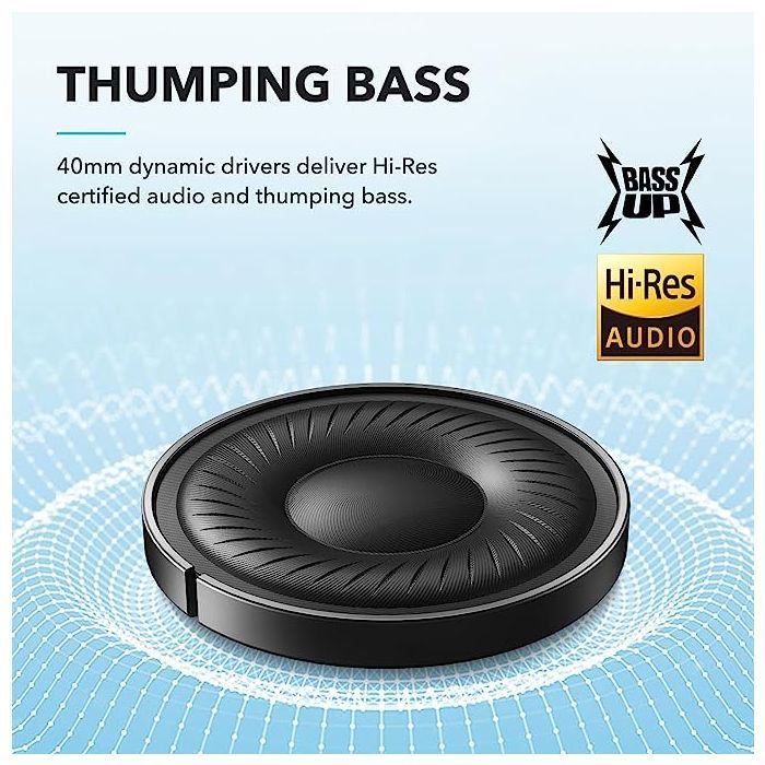 Наушники Anker SoundCore Q20i Blue (A3004G31) изображение 9