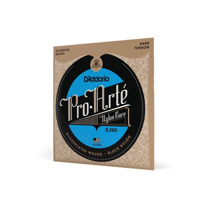 Струни для гітари D'Addario Pro-Arte Black Nylon Hard Tension (EJ50) зображення 2