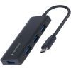 Концентратор Gembird USB-C UHB-U3P4-02 4xUSB3.1 (UHB-CM-U3P4-02)