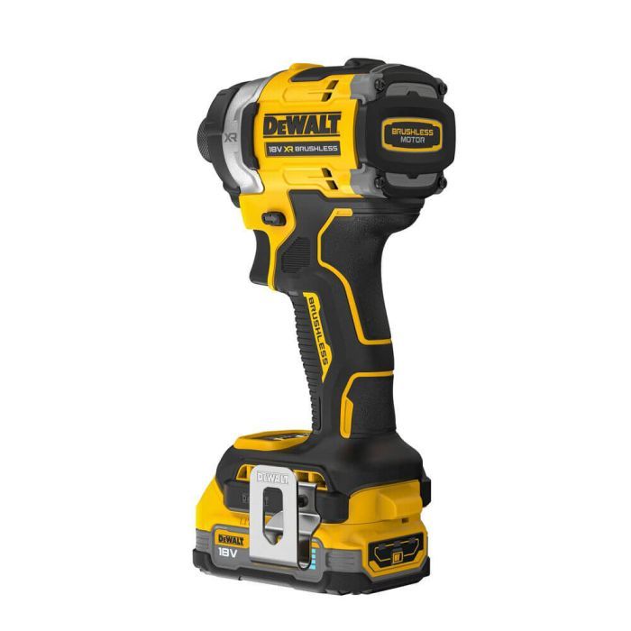 Шуруповерт DeWALT 18 В XR Li-lon PowerStack, бесщеточный, 282 Нм, TSTAK, 2x1.7Ah (DCF860E2T) изображение 5