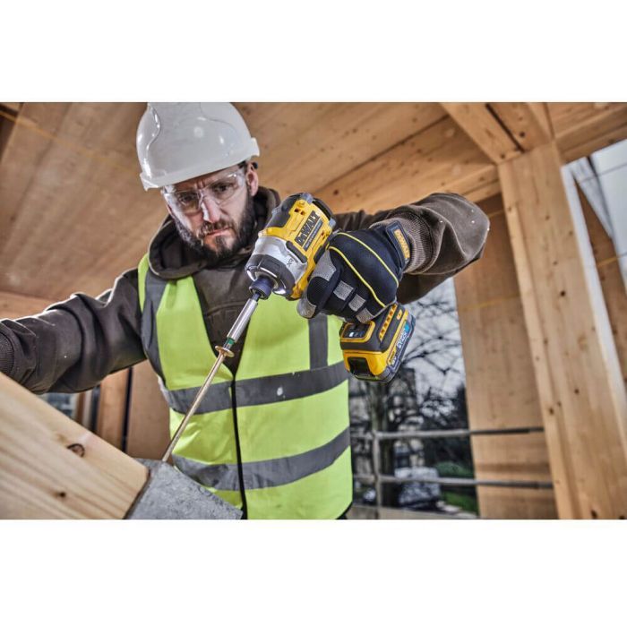 Шуруповерт DeWALT 18 В XR Li-lon PowerStack, бесщеточный, 282 Нм, TSTAK, 2x1.7Ah (DCF860E2T) изображение 7