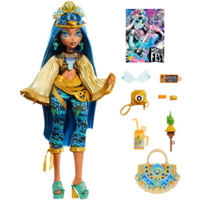 Кукла Monster High Клео Монстро-фестиваль (HXH81) изображение 4
