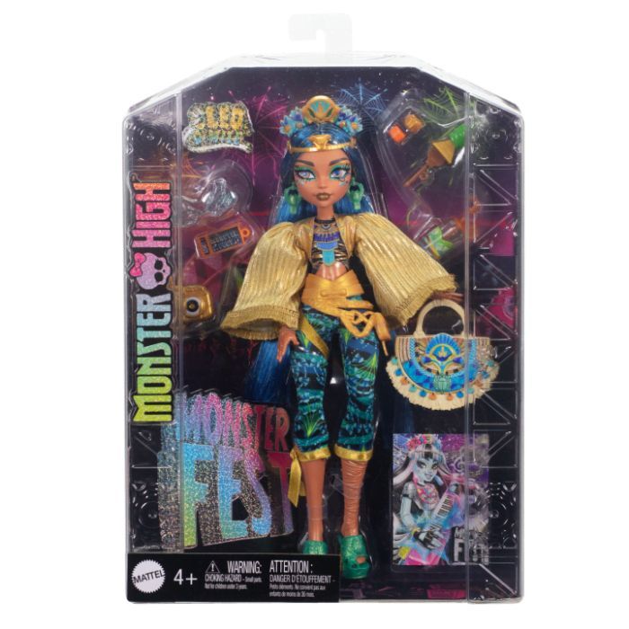 Кукла Monster High Клео Монстро-фестиваль (HXH81) изображение 5