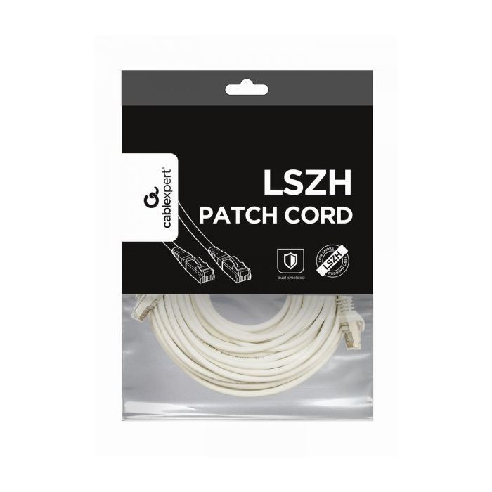Патч-корд 30м S/FTP Cat 6A CU LSZH white Cablexpert (PP6A-LSZHCU-W-30M) изображение 3