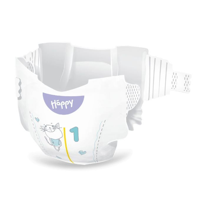Подгузники Bella Happy Soft & Delicate Newborn 2-5 кг 42 шт (5900516605339) изображение 2