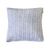 Наволочка Прованс декоративная вязаная SOFT Серый 45х45 (011742)