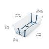 Ванночка Stokke Flexi Bath XL Складна Біла (535901) зображення 6