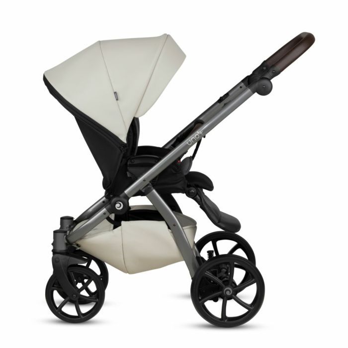 Коляска TUTIS Uno5 plus LEATHER COLLECTION Black Sesame (1402168) изображение 5