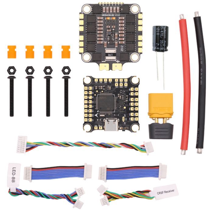 Полетный контроллер (FC) HAKRC F405 V2 розпаяний (F405) изображение 4