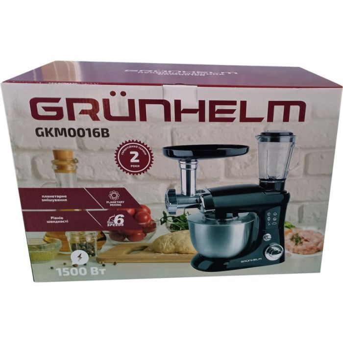 Кухонний комбайн Grunhelm GKM0016B зображення 5