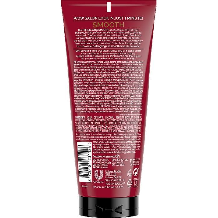 Кондиціонер для волосся Tresemme 1 Minute Wow! Розгладжувальний 170 мл (8720181231186) зображення 2