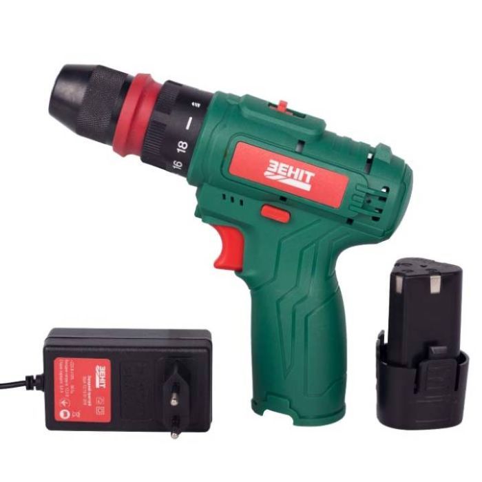 Шуруповерт Зеніт ЗША-12/15 S1 DFR (853787) изображение 4