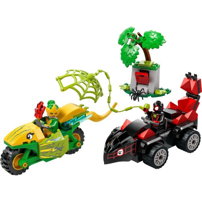 Конструктор LEGO Spidey Перегони на електромобілях з динозаврами (11198) зображення 2