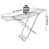Сушилка для белья Casa Si Kolibri 18m White Напольная (CS42191C06D) (DAS302860) изображение 2