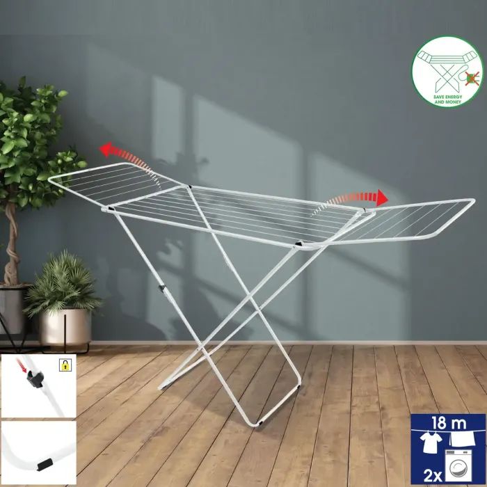 Сушилка для белья Casa Si Kolibri 18m Silver Напольная (CS42191C06) (DAS302393) изображение 5