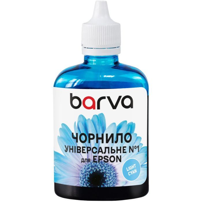 Чернила Barva Epson universal 1, water-soluble, 180г, light blue (EU1-749)