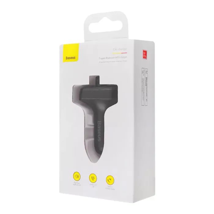 FM модулятор Baseus FM Launcher S-09 2.4 A 2 USB (CCMT000301) изображение 6