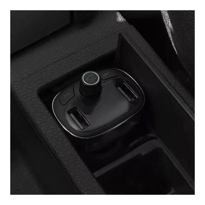 FM модулятор Baseus FM Launcher S-09 2.4 A 2 USB (CCMT000301) изображение 7