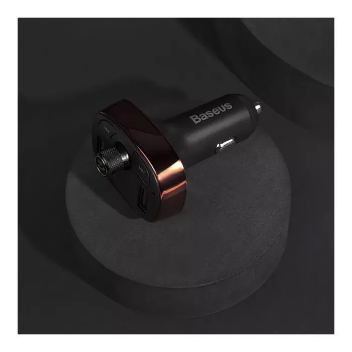 FM модулятор Baseus FM Launcher S-09 2.4 A 2 USB (CCMT000301) изображение 9
