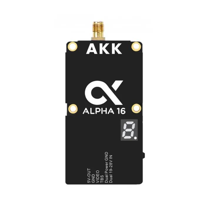 Видеопередатчик (VTX) AKK Alpha 16W 4.9G-6G 96CH (A16)