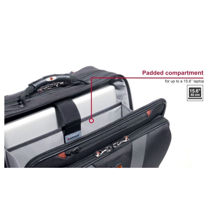Сумка для ноутбука Wenger 16" Granada, Wheeled Case, Black (600659) зображення 7