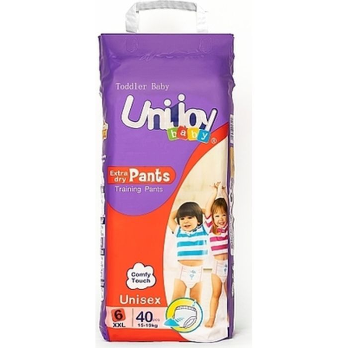 Подгузники Unijoy baby Soft XXL 6 (15-19 кг) 40 шт (6973920540724)