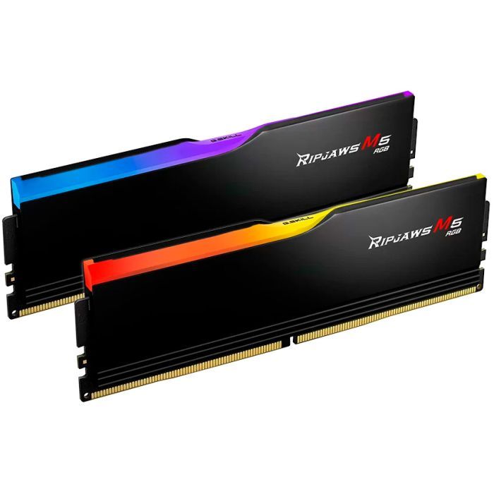 Модуль пам'яті для комп'ютера DDR5 32GB (2x16GB) 6000 MHz Ripjaws M5 RGB Matte Black G.Skill (F5-6000J3040F16GX2-RM5RK) зображення 2