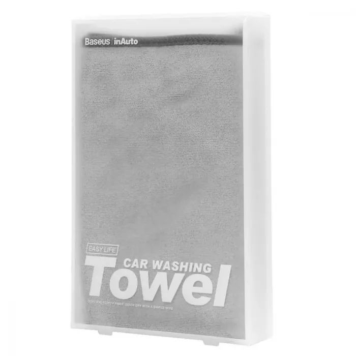 Серветки Baseus Microfiber Easy life 40*40cm *2шт gray (CRXCMJ-0G) > ціни в Києві та Україні Серветки Baseus Microfiber Easy life 40*40cm *2шт gray (CRXCMJ-0G)