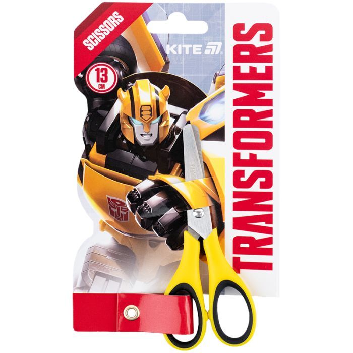 Ножницы Kite детские с резиновыми вставками Transformers 13 см (TF25-123)