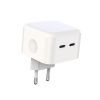 Зарядное устройство XO QC 3.0 L102 35W/2 USB-C + cable Lightning NB113 White (XO-L102i-WH) изображение 2
